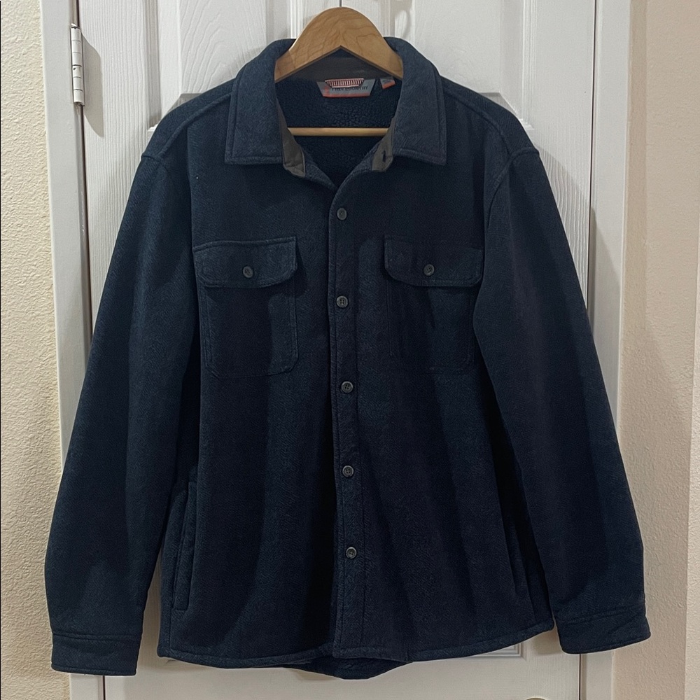 Free Country Fleece Shirt Jacket (Men's L)